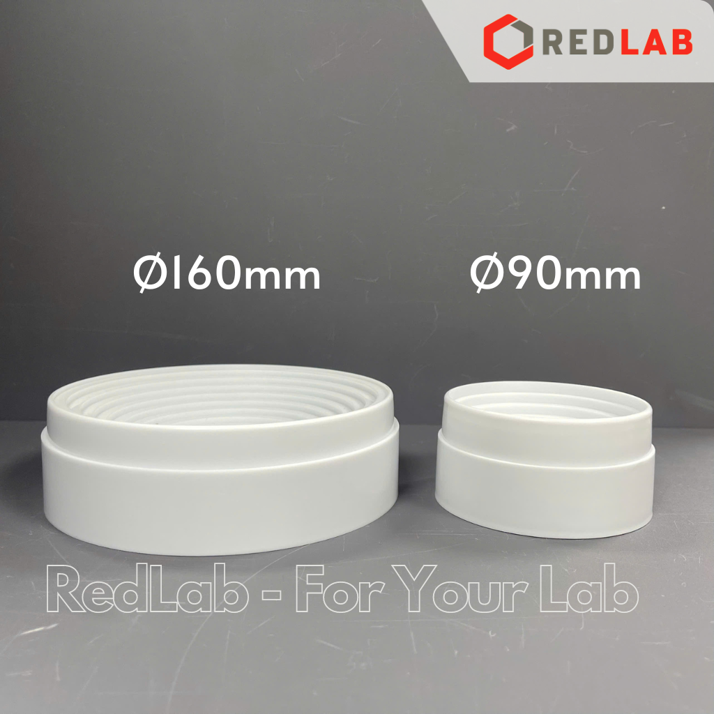 Đế bình cầu bằng nhựa ONELAB Ø 90 160 mm, giữ cố định bình cầu đáy tròn thí nghiệm, có VAT