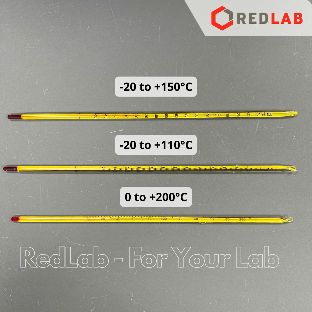 Nhiệt kế rượu thuỷ tinh ONELAB -20 to +110°C | -20 to +150°C | 0 to +200°C, có VAT