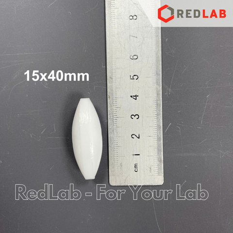 Thanh khuấy từ Oval DINLAB  8x20mm 10x25mm 10x30mm 15x40mm, nhựa PTFE chịu hóa chất, dùng cho máy khuấy từ có VAT
