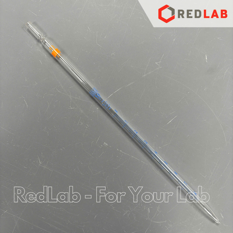 Pipet thẳng chia vạch DINLAB 0.1 0.2 0.5 1 2 5 10 20 25 50 ml, ống hút thủy tinh thí nghiệm, có VAT