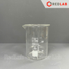 Cốc thủy tinh thấp thành ISOLAB 10 25 50 100 150 250 400 600 ml 1L 2L 5L, beaker - cốc đốt chịu nhiệt boro 3.3, có VAT