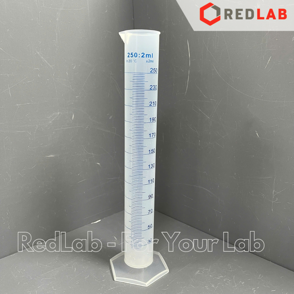 Ống đong nhựa PP in vạch xanh ONELAB 10 25 50 100 250 500 1000 2000 ml, đáy lục giác, chịu nhiệt, có VAT