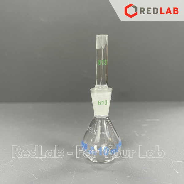 Bình đo tỷ trọng thuỷ tinh ISOLAB 10 25 50 100 ml, calibrated density bottles, có VAT
