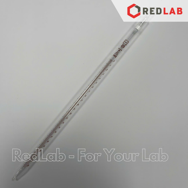 Pipet thẳng vạch nâu DURAN Class B 0.1 0.2 0.5 1 2 5 10 20 25 ml, ống hút thủy tinh kẻ vạch thí nghiệm, có VAT