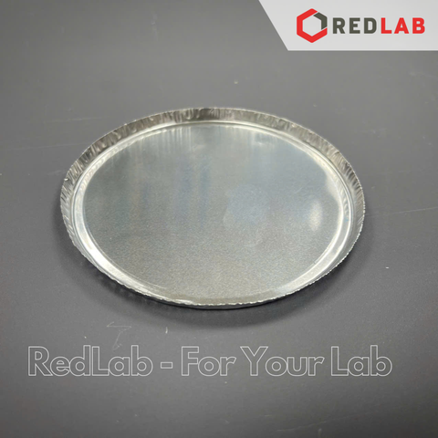 Đĩa cân nhôm Ø 100mm cao 6mm ISOLAB 037.25.100 (hộp 50 cái) dùng cho cân cân sấy ẩm, aluminum weighing dish, có VAT