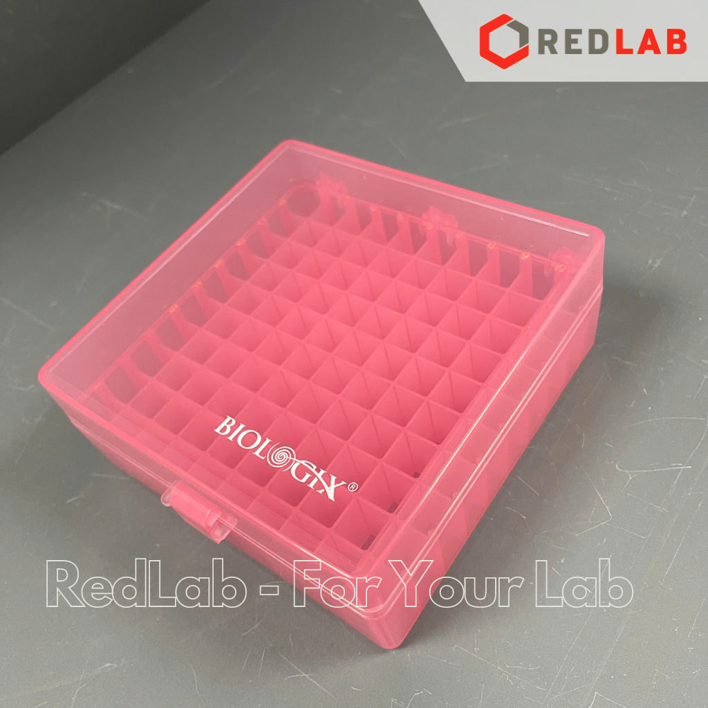Hộp trữ lạnh 100 vị trí BIOLOGIX 90-9100 nhựa PP, chịu nhiệt -86°C đến hấp 121°C (La-Pha-Pack) có VAT