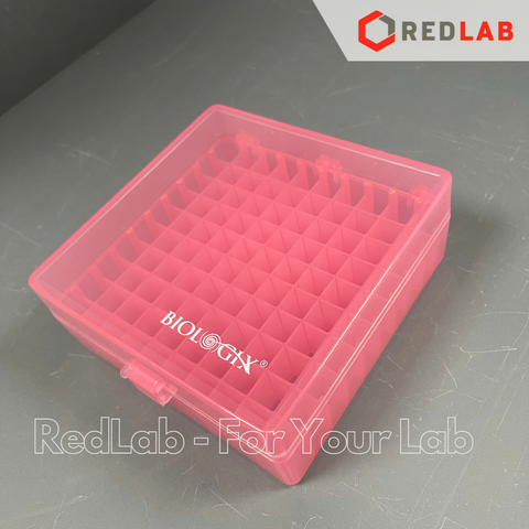 Hộp trữ lạnh 100 vị trí BIOLOGIX 90-9100 nhựa PP, chịu nhiệt -86°C đến hấp 121°C (La-Pha-Pack) có VAT