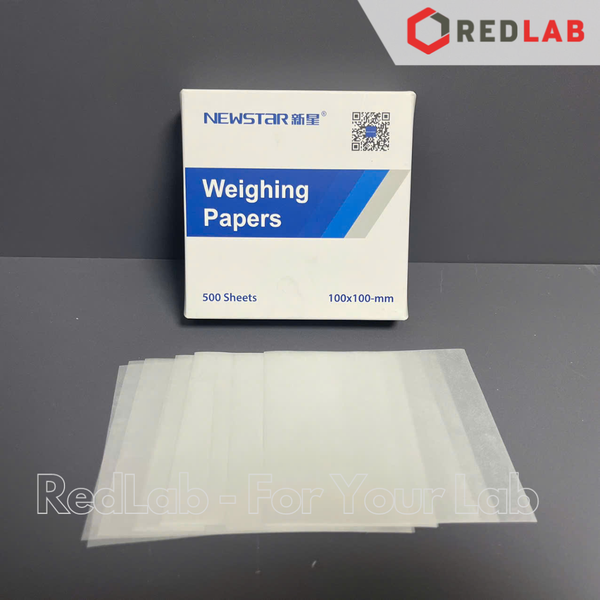 Giấy cân mẫu thí nghiệm 10cm NewStar weighing paper 100x100mm (hộp 500 tờ) có VAT