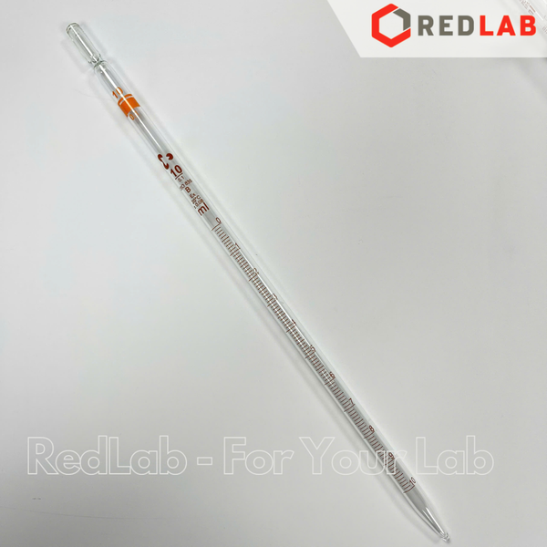 Pipet thẳng vạch nâu DURAN Class B type 1, 0.1 0.2 0.5 1 2 5 10 20 25 ml, ống hút thủy tinh kẻ vạch thí nghiệm, có VAT