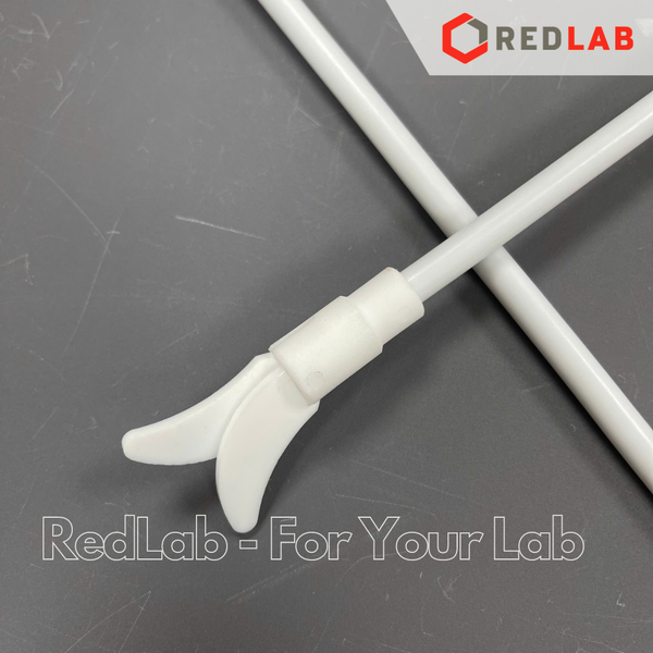 Cánh khuấy Teflon ĐK 7mm dài 30cm 35cm 40cm 50cm DINLAB, đũa khuấy dung dịch, trộn mẫu thí nghiệm dùng cho máy khuấy cơ, có VAT