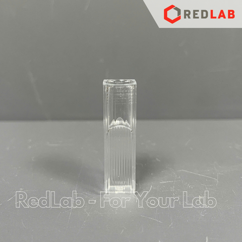[Hộp 100 cái] Cuvet nhựa PS, tóp đáy, 10x4x45mm, 0.5-2ml APTACA 1016, dùng cho máy quang phổ (chưa gồm nắp) có VAT
