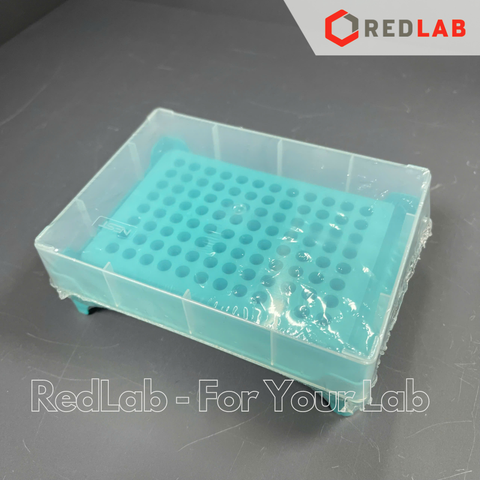Hộp đựng tuýp PCR 0.2ml, 96 vị trí NEST 407001 dùng trữ lạnh, có thể hấp autocalve, có VAT