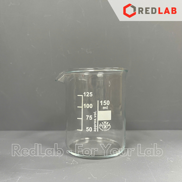 Cốc đốt thủy tinh thấp thành SIMAX 10 25 50 100 150 250 400 600 800 ml 1 2 3 5 10 20 L, beaker có mỏ chịu nhiệt, có VAT