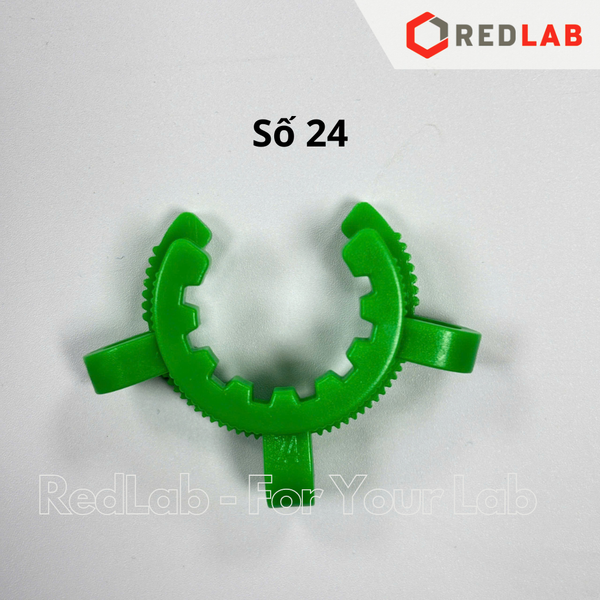 Kẹp cổ nhựa GENLAB # 10 12 14 19 24 29 34 40 45, giữ cố định cổ nhám, các kết nối thủy tinh trong thí nghiệm, có VAT
