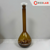 Bình định mức Nâu nút nhựa ONELAB 10 25 50 100 250 500 1000 2000 ml, dùng định mức mẫu thí nghiệm, có VAT
