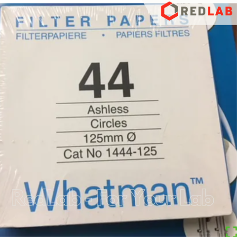 Giấy lọc định lượng số 44 WHATMAN chậm 3um, Ø 90 110 125 150 185 mm (hộp 100 tờ) có VAT