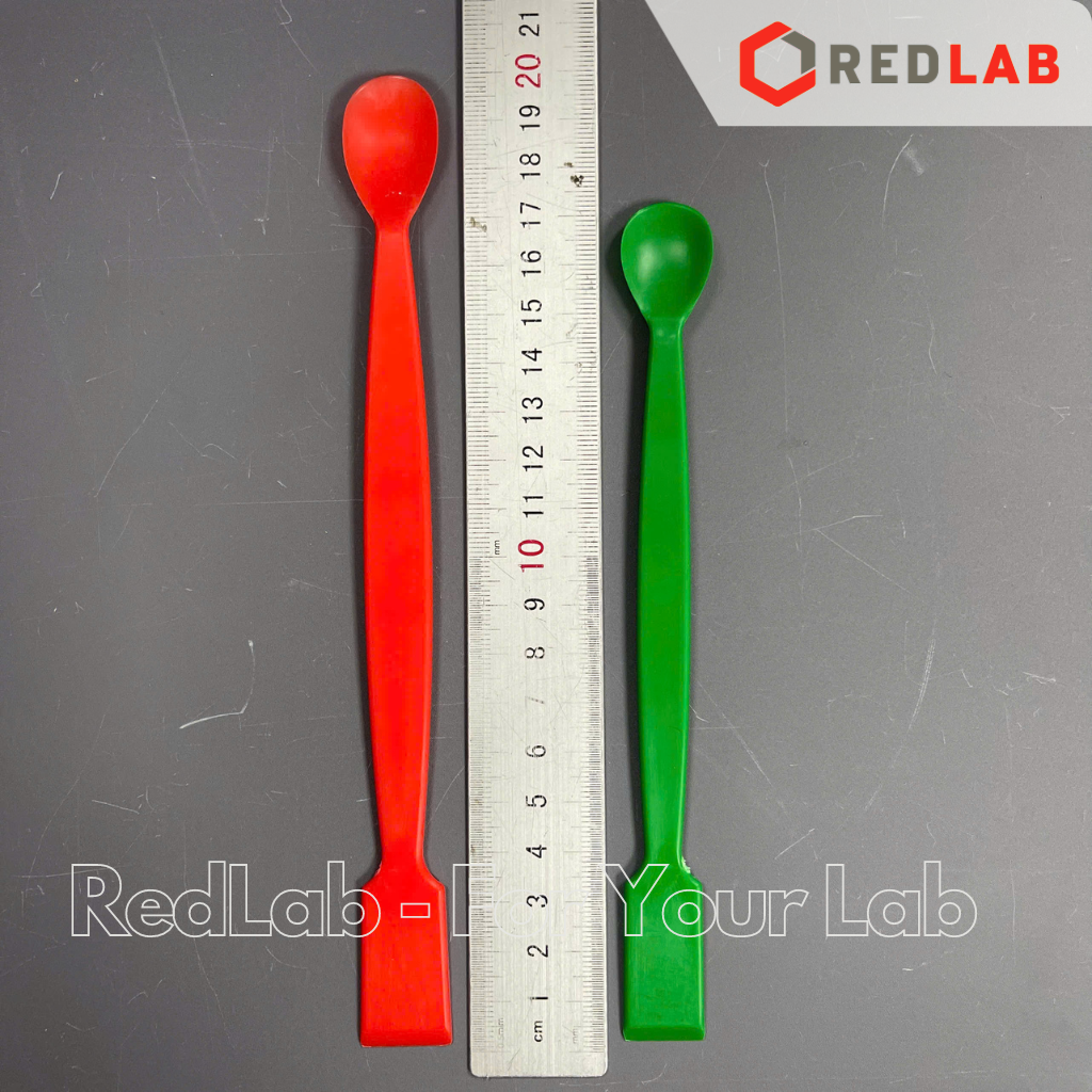 Thìa nhựa ONELAB 180 200 mm, muỗng múc hóa chất, mẫu thí nghiệm, có VAT