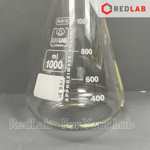 Bình tam giác cổ nhám ISOLAB 50 100 250 500 1000 ml - 19/26 24/29 29/32 (chưa gồm nút) có VAT