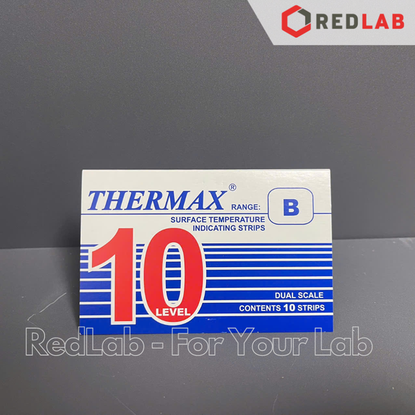 Dụng cụ kiểm tra nhiệt độ Thermax hãng TMC 10 Level, range A B C D E (pack 10 temperature indicating strips) có VAT