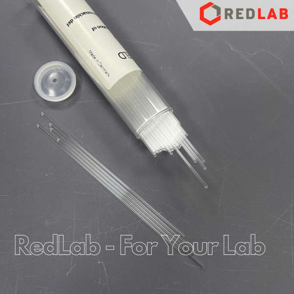 Ống mao quản đo điểm nóng chảy MARIENFELD Đức 1 đầu kín 1 đầu hở, nhiều kích thước (hộp 100 cái) có VAT