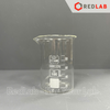 Cốc thủy tinh thấp thành ISOLAB 10 25 50 100 150 250 400 600 ml 1L 2L 5L, beaker - cốc đốt chịu nhiệt boro 3.3, có VAT