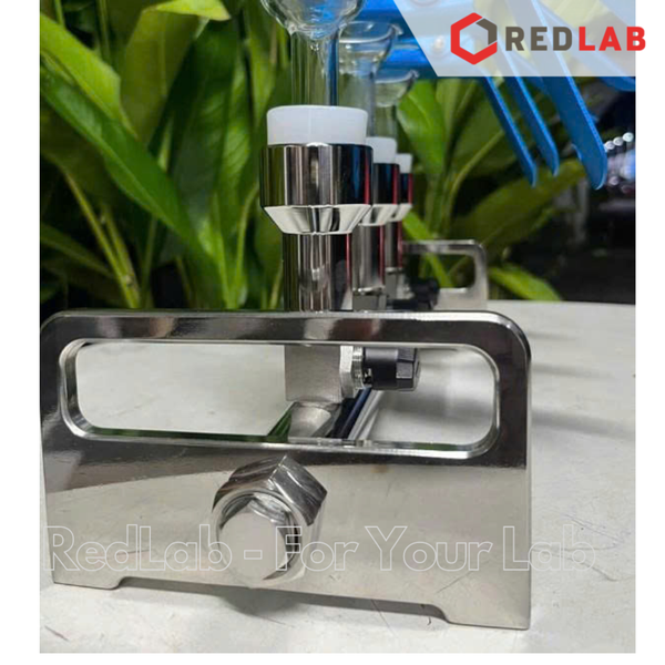 Bộ Manifold 3 nhánh thép không gỉ WIGGENS BioVac320 (167110-23) dùng lọc vi sinh thí nghiệm (chưa gồm phễu) có VAT