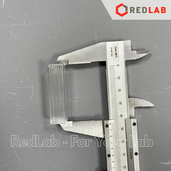 [Hộp 100 cái] Cuvet nhựa PS 1015 10x10x45mm 2-4 ml Aptaca -  cho máy quang phổ (chưa gồm nắp), có VAT