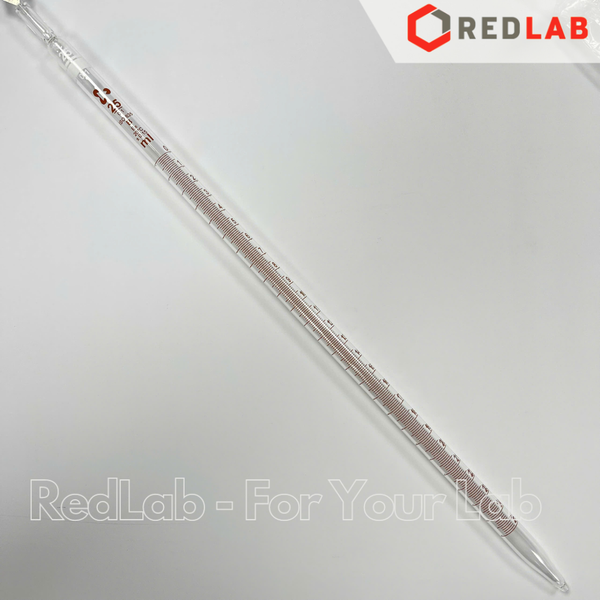 Pipet thẳng vạch nâu DURAN Class B type 1, 0.1 0.2 0.5 1 2 5 10 20 25 ml, ống hút thủy tinh kẻ vạch thí nghiệm, có VAT