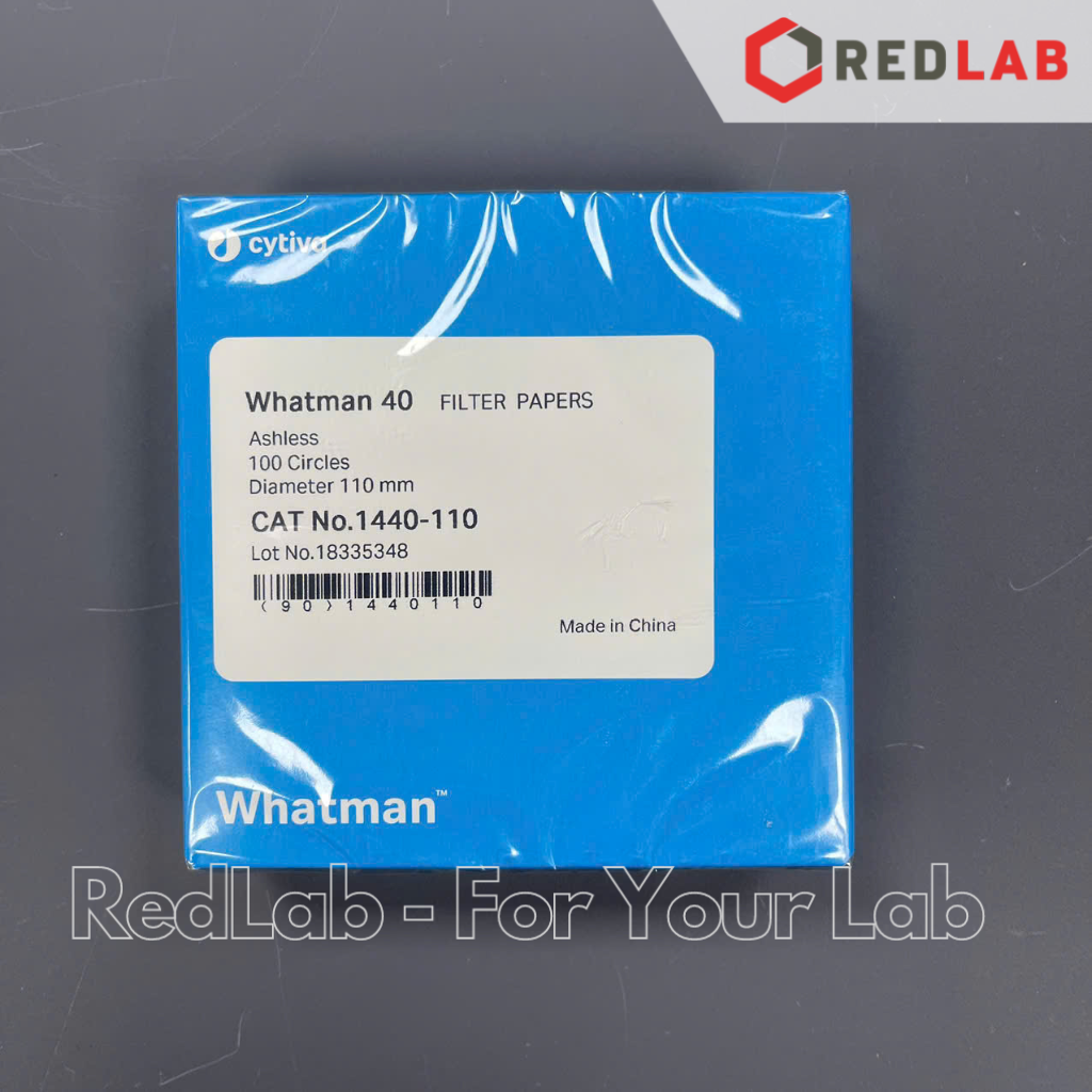 Giấy lọc định lượng 40 WHATMAN trung bình 8um, Ø 47 55 70 90 110 125 150 185 mm (hộp 100 tờ) có VAT