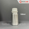 Chai nhôm 50 100 250 500 1000 ml, nắp khóa nhựa trắng, nắp đệm hạn chế bay hơi, có VAT