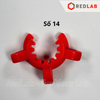 Kẹp cổ nhựa GENLAB # 10 12 14 19 24 29 34 40 45, giữ cố định cổ nhám, các kết nối thủy tinh trong thí nghiệm, có VAT