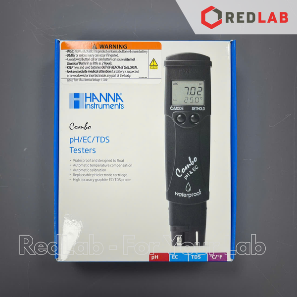 Bút đo pH/Độ dẫn /TDS/Nhiệt Độ (Thang Thấp) Hanna HI98129, giá tốt, có VAT