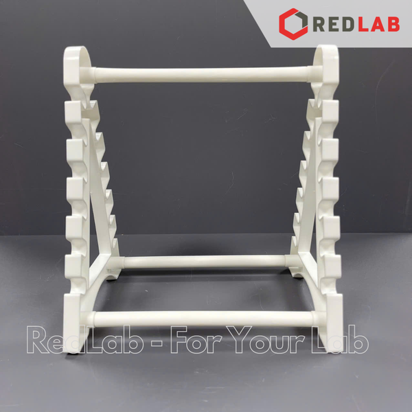 Giá đỡ pipet ngang 12 vị trí ONELAB kệ nhựa đựng pipet thẳng, pipet bầu thí nghiệm, có VAT