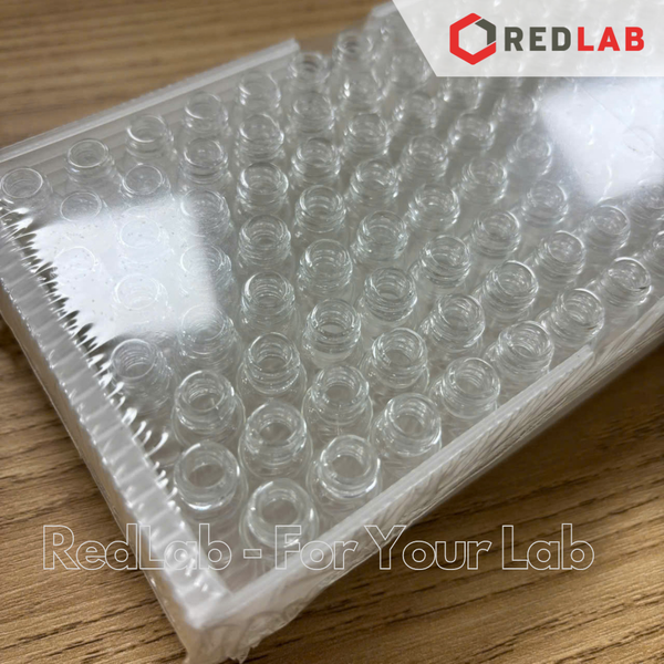 Chai vial trắng 1.5ml ND8 12x32mm DWK 225655 miệng ren dùng nắp vặn (chưa gồm nắp) (hộp 100 cái) có VAT