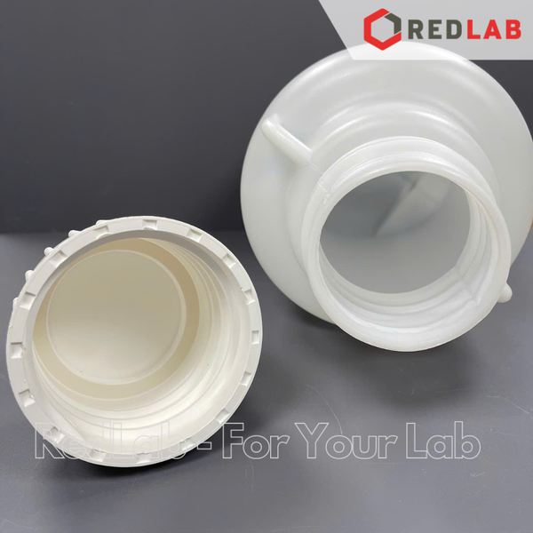 Bình nhựa HDPE có vòi DINLAB thể tích lớn 5 10 20 25 L, dùng trong thí nghiệm, có VAT