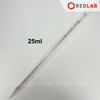 Pipet thẳng chia vạch loại dài ONELAB 0.1 0.2 0.5 1 2 5 10 15 20 25 50 ml, ống hút thủy tinh thí nghiệm, có VAT
