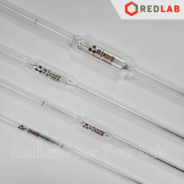 Pipet bầu 1 vạch DURAN Class AS 1 2 5 10 20 25 50 ml, ống hút thủy tinh chính xác thí nghiệm, có VAT