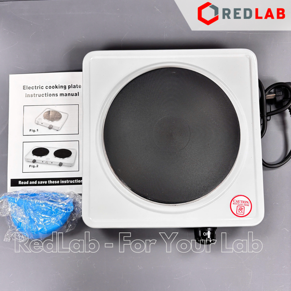 Bếp điện thí nghiệm ONELAB 1500W Ø185mm, thiết bị gia nhiệt dùng trong lab, đun cốc, bình cầu đáy bằng, có VAT