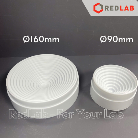 Đế bình cầu bằng nhựa ONELAB Ø 90 160 mm, giữ cố định bình cầu đáy tròn thí nghiệm, có VAT