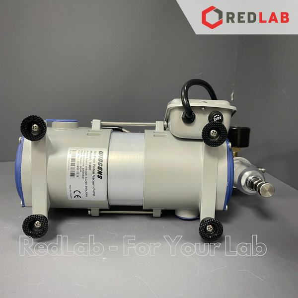 Bơm chân không - không dầu WIGGENS V400 (1167400), 34 lít/phút, 100mbar, cho thí nghiệm vi sinh... BH 12T, có VAT