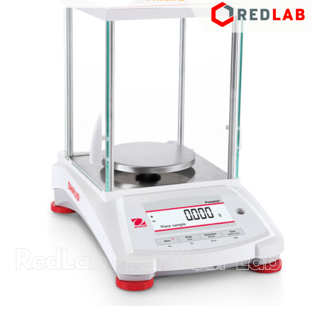 Cân phân tích điện tử 3 số lẻ hiện số 520g / 0.001g OHAUS PX523/E chuẩn ngoại, màn hình LCD, có VAT