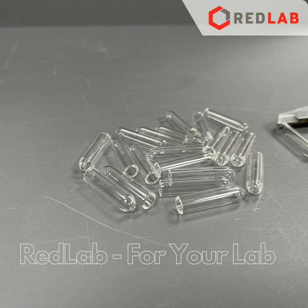 [100 cái] Ống Durham thuỷ tinh 6 x 25 mm dùng trong thí nghiệm lên men sinh khí, có VAT