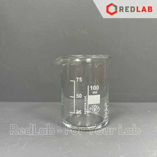 Cốc đốt thủy tinh thấp thành SIMAX 10 25 50 100 150 250 400 600 800 ml 1 2 3 5 10 20 L, beaker có mỏ chịu nhiệt, có VAT