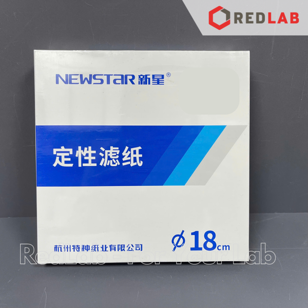 Giấy lọc định tính NewStar Ø 7 9 11 12.5 15 18 cm, loại 101 102 103, chảy nhanh / trung bình / chậm (hộp 100 tờ) có VAT