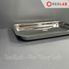 Khay inox chữ nhật 17x22x2cm, 22x32x2cm, khây đựng dụng cụ thí nghiệm, có VAT
