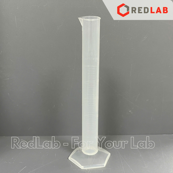 Ống đong nhựa PP vạch nổi trắng ONELAB 10 25 50 100 250 500 1000 2000 ml, đáy lục giác, chịu nhiệt, có VAT