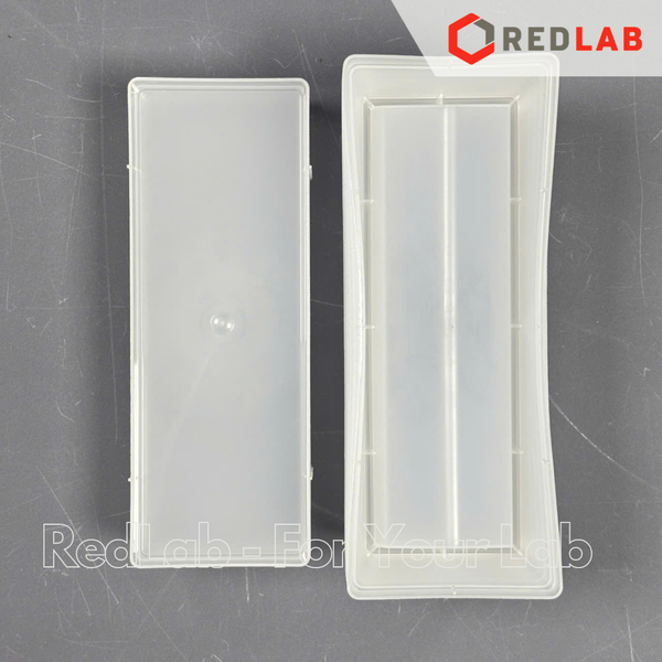 [25 cái] Đĩa V 60ml đựng mẫu cho Micropipet 8 và 12 kênh, có nắp đậy NEST 360002, nhựa PP, non-sterile, có VAT