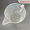 Ca nhựa PP có quai KARTELL chia vạch nổi trắng, dáng thấp 500 1000 2000 3000 5000 ml, Measuring Jugs short form, có VAT