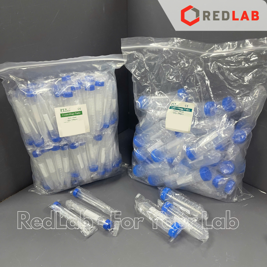 Ống ly tâm nhựa 15ml / 50ml Individually sterile PT Medical falcon / centrifuge tube, có VAT