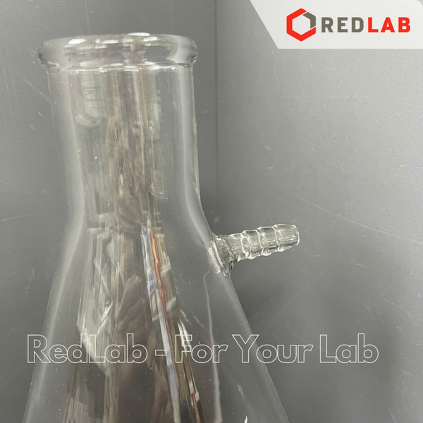 Bình tam giác có vòi ONELAB 250 500 1000 ml 2.5 5 10 20 L, dùng trong bộ lọc hút chân không thí nghiệm, có VAT